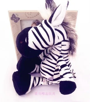 10 tükki, palju väike armas palus zebra mänguasi džungel zebra nukk pehme armas sebra nukk kingitus umbes 25cm 0431
